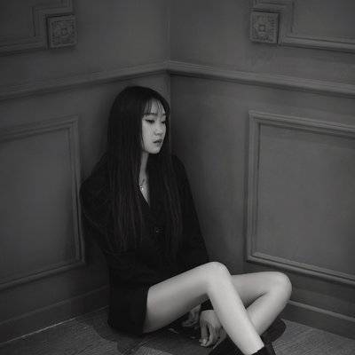 黑白模特