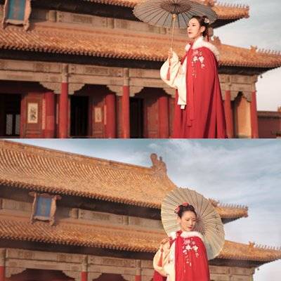 汉服模特