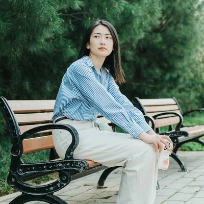 黑白模特