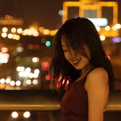 夜景模特