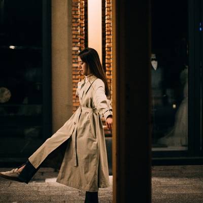夜景模特
