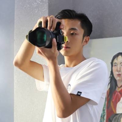 黑白模特