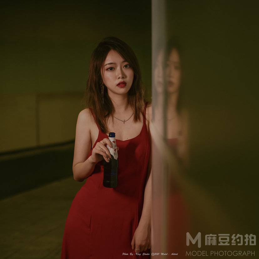 夜景模特