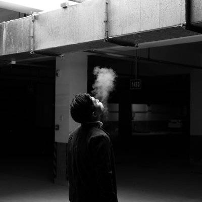 黑白模特