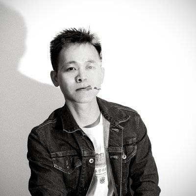 黑白模特