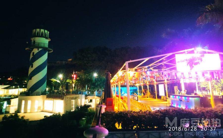 夜景模特