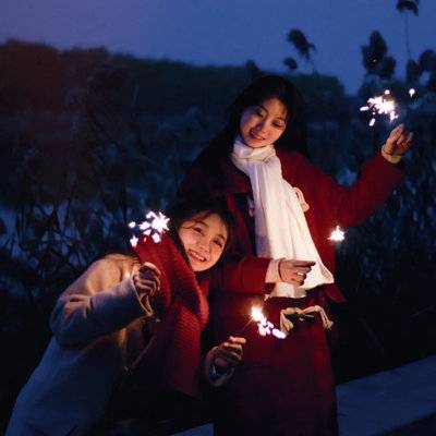 夜景模特