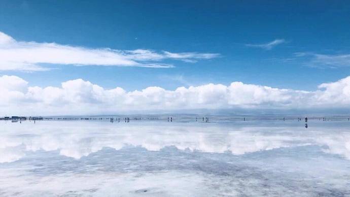 青海湖  沙岛