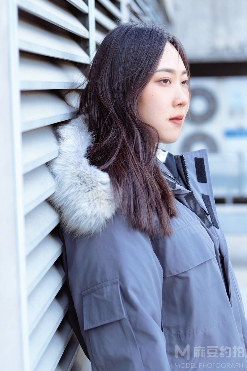 黑白模特