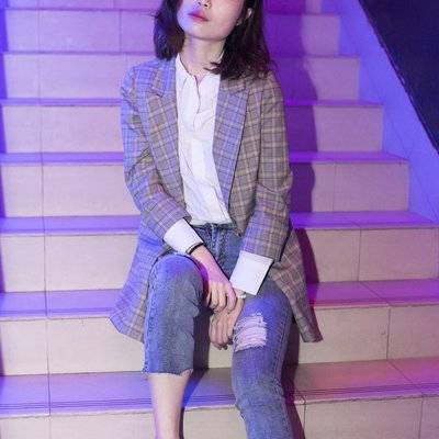 黑白模特