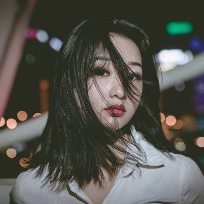 夜景模特
