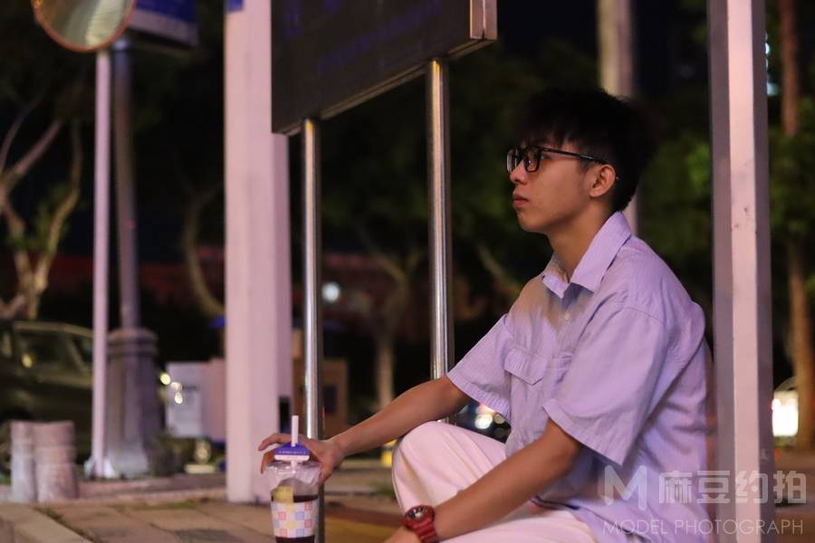 夜景模特