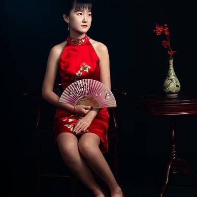 旗袍模特