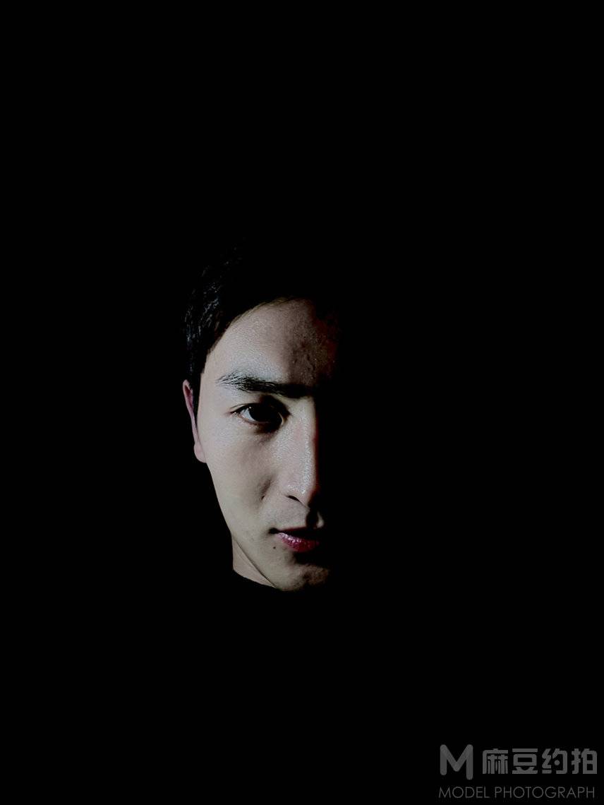 黑白模特
