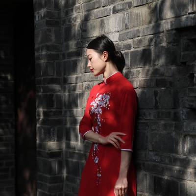 旗袍模特