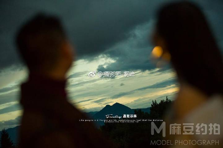 夜景模特