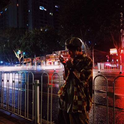 夜景模特