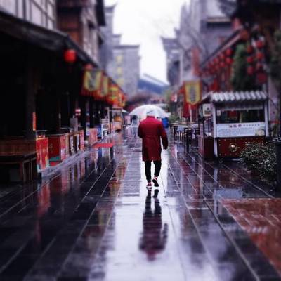 夜景模特