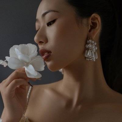 黑白模特