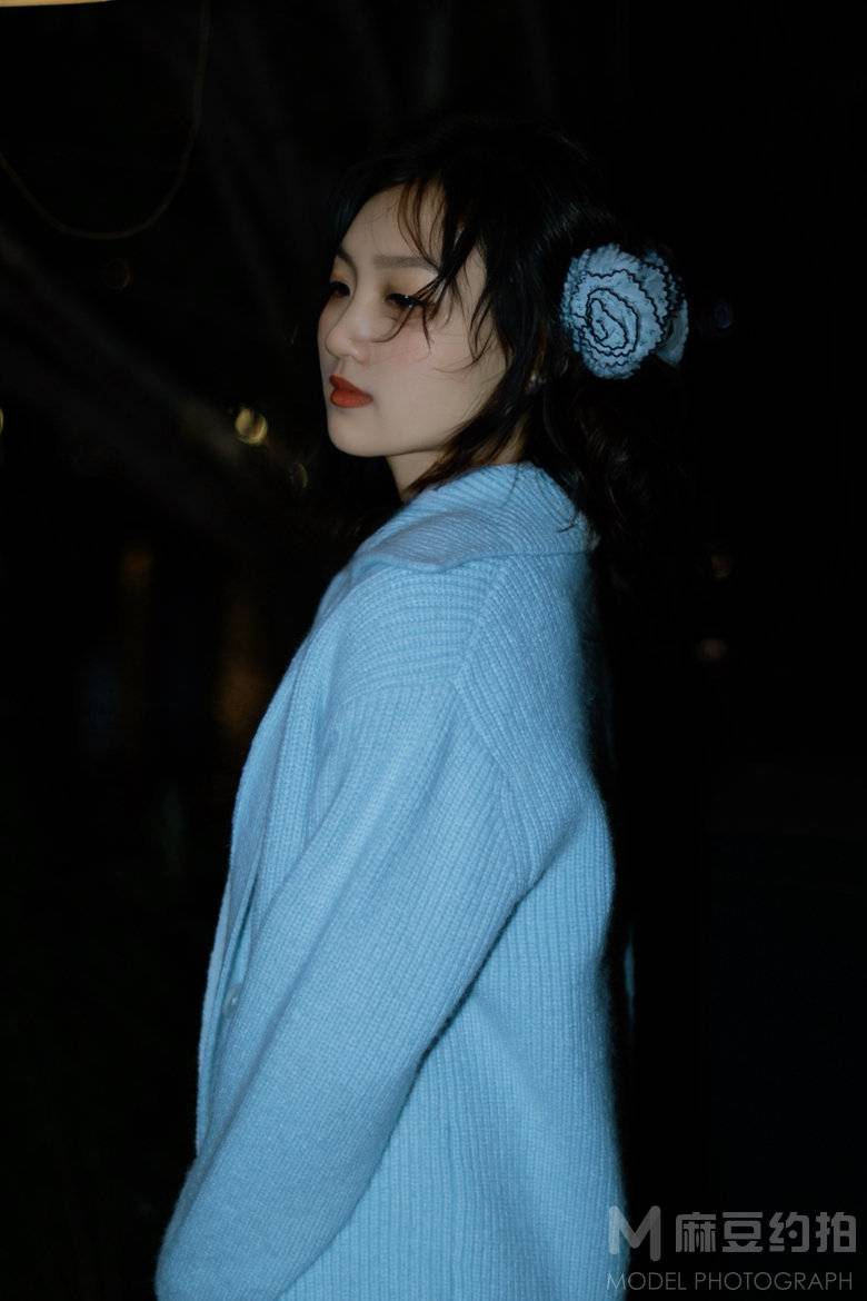 夜景模特