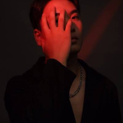 黑白模特