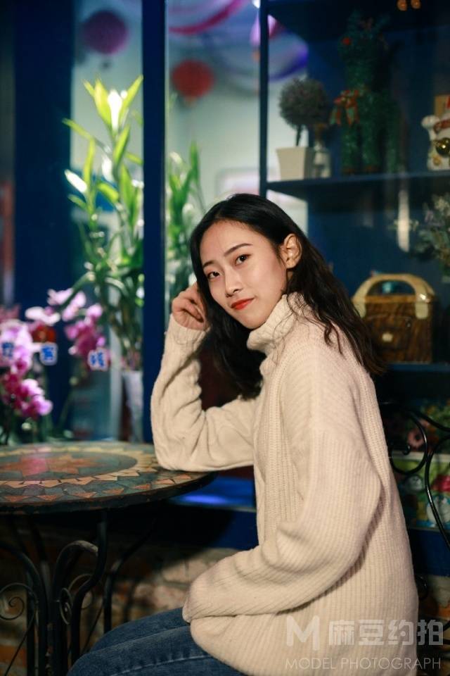 夜景模特