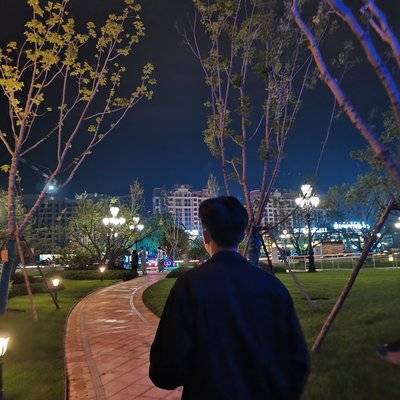 夜景模特