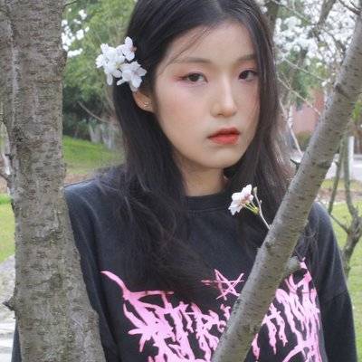 黑白模特