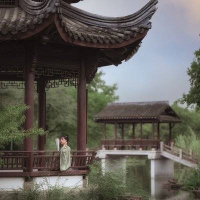 汉服模特