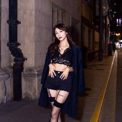 夜景模特