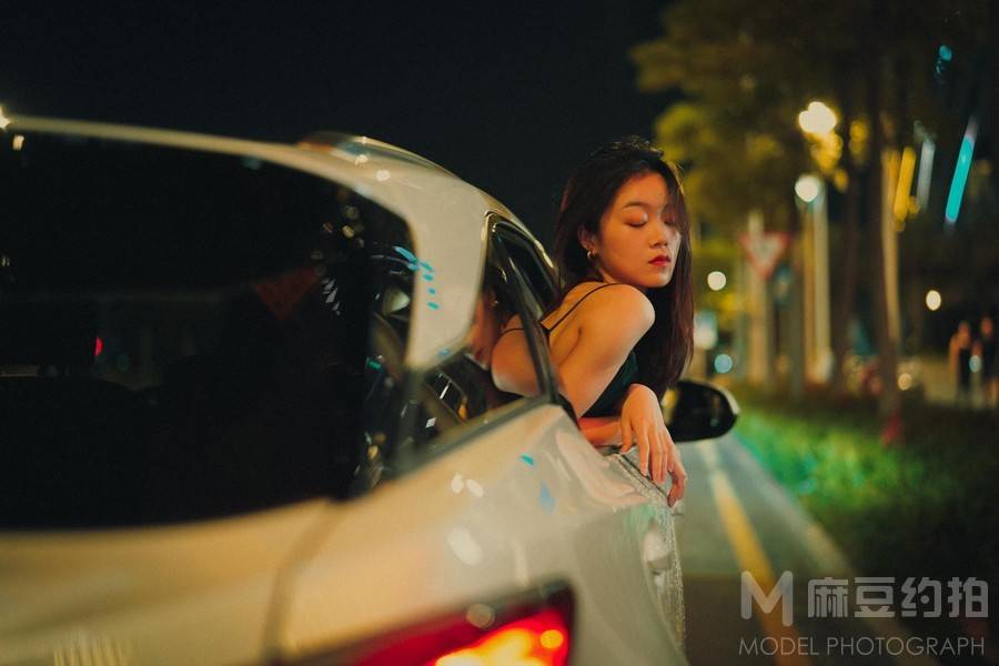 夜景模特