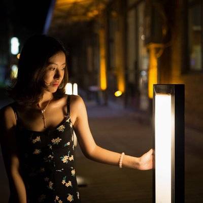 夜景模特