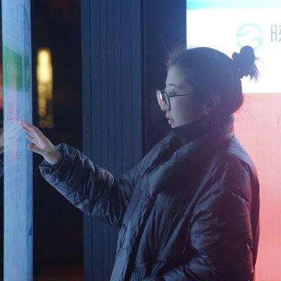夜景模特
