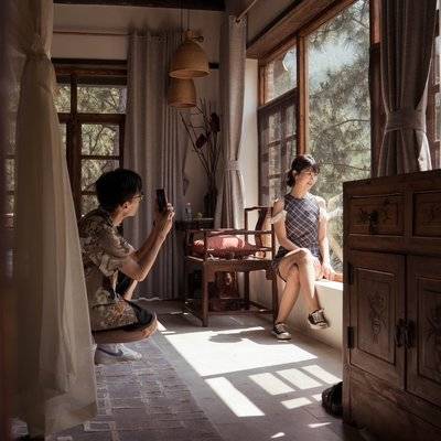 森系模特