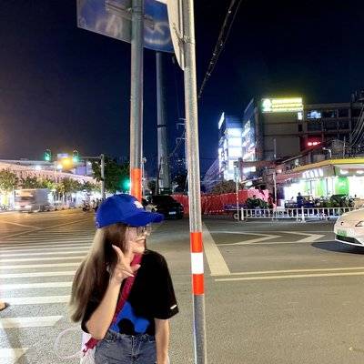 夜景模特