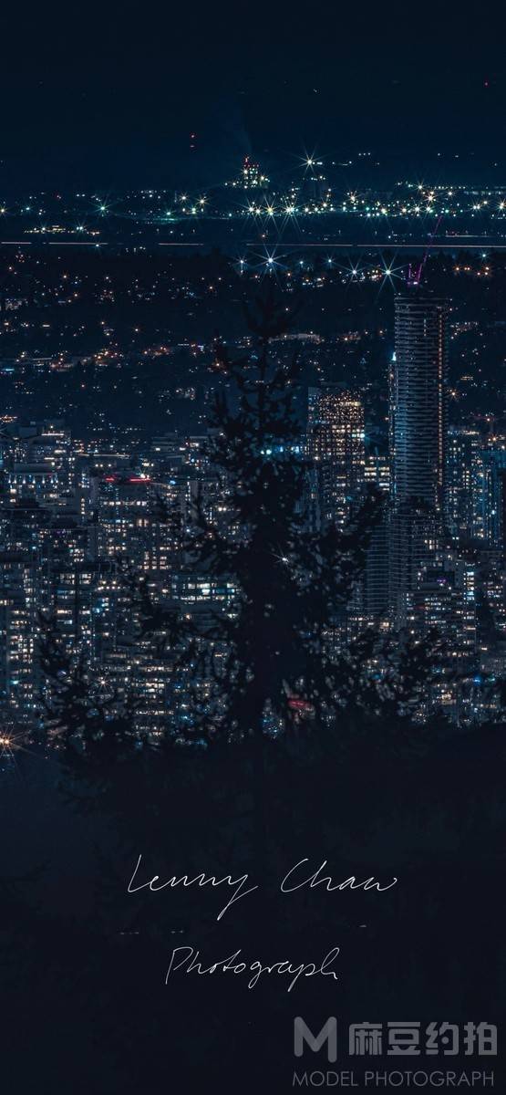 夜景模特