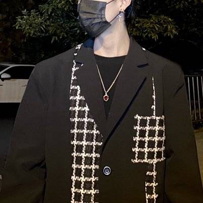 黑白模特