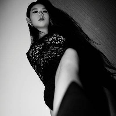 黑白模特