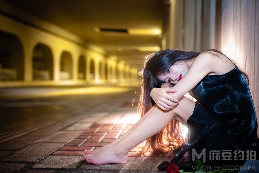 夜景模特