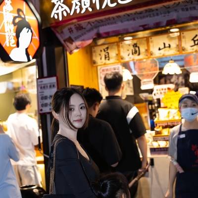 夜景模特