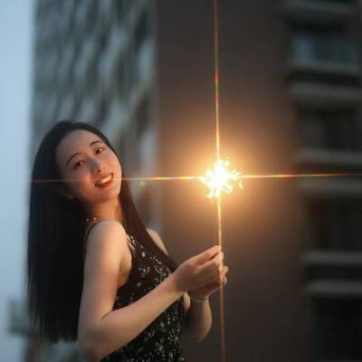 夜景模特