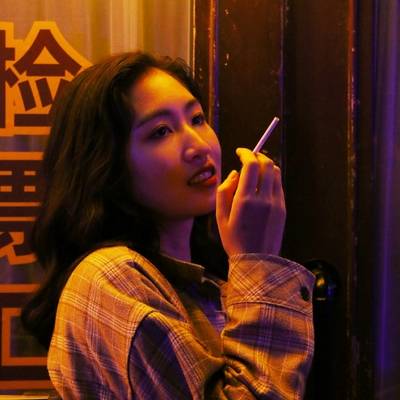 黑白模特