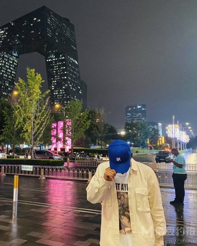 夜景模特
