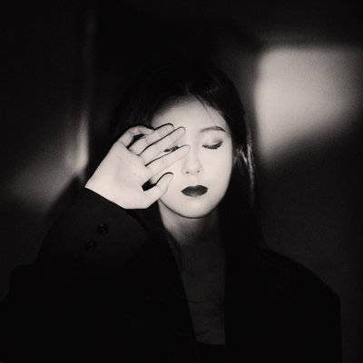 黑白模特