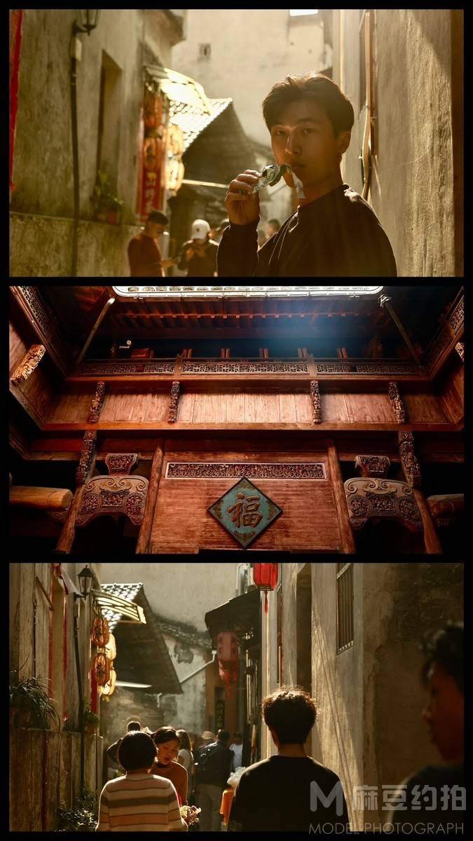 夜景模特