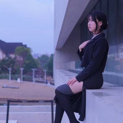 黑白模特