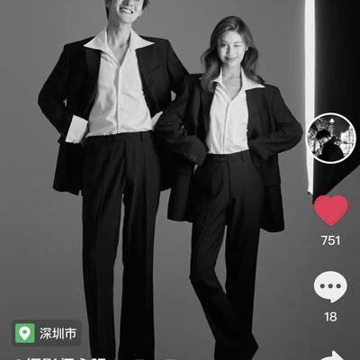情侣模特