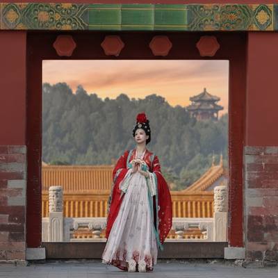 汉服模特