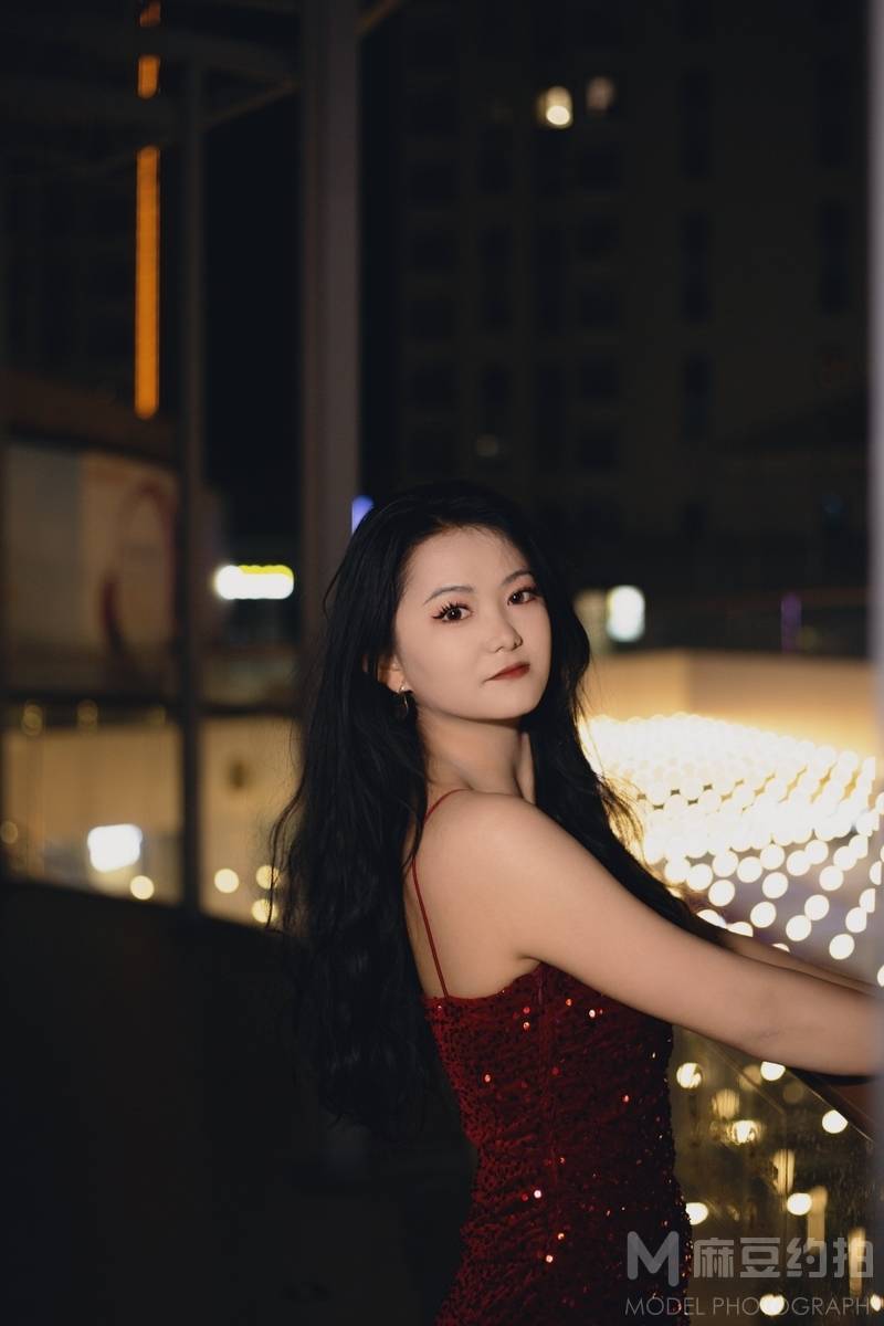 夜景模特