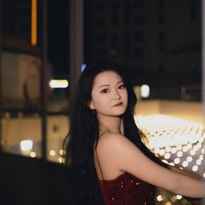 夜景模特